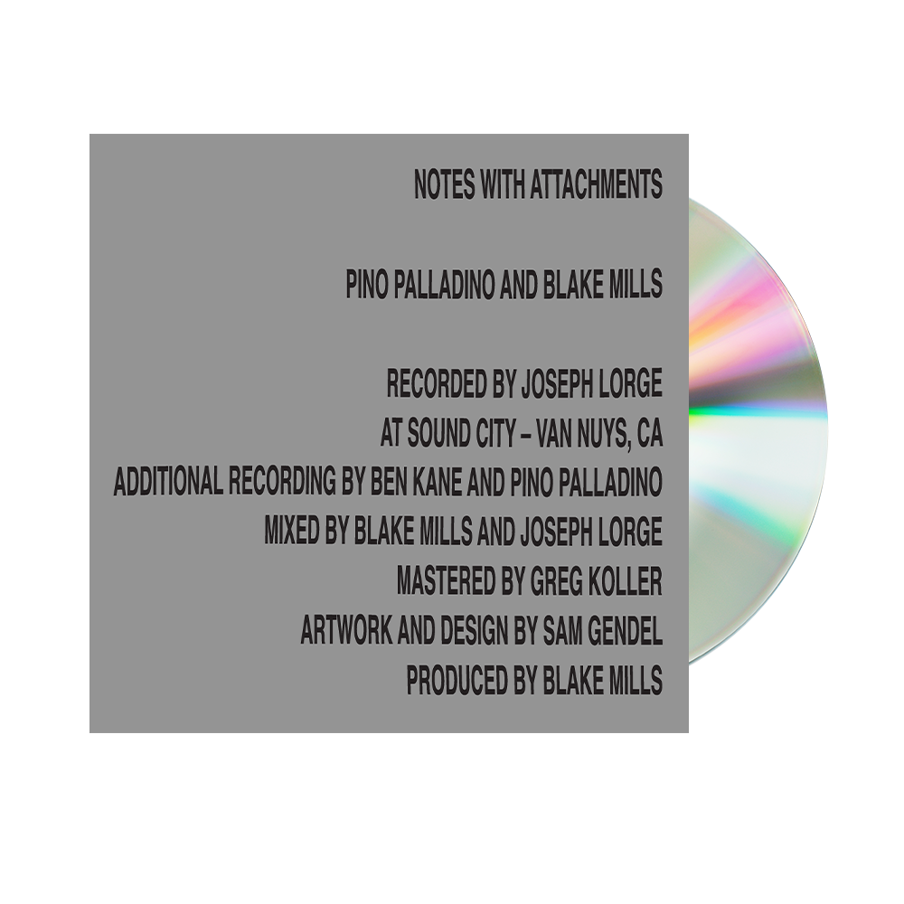 Pino Palladino Notes With Attachments 新品 Notes With Attachments CD - Blake Mills Official Shop